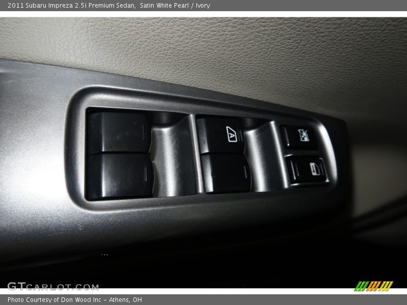 Satin White Pearl / Ivory 2011 Subaru Impreza 2.5i Premium Sedan