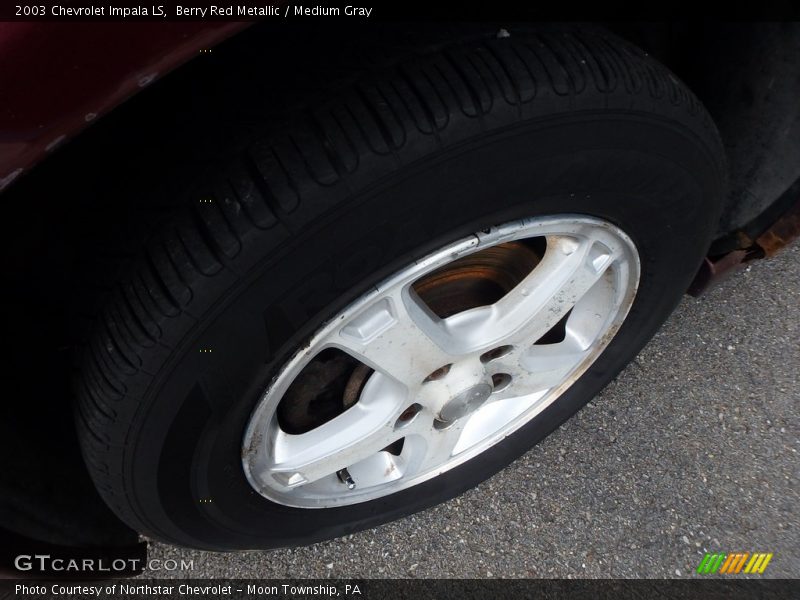 Berry Red Metallic / Medium Gray 2003 Chevrolet Impala LS