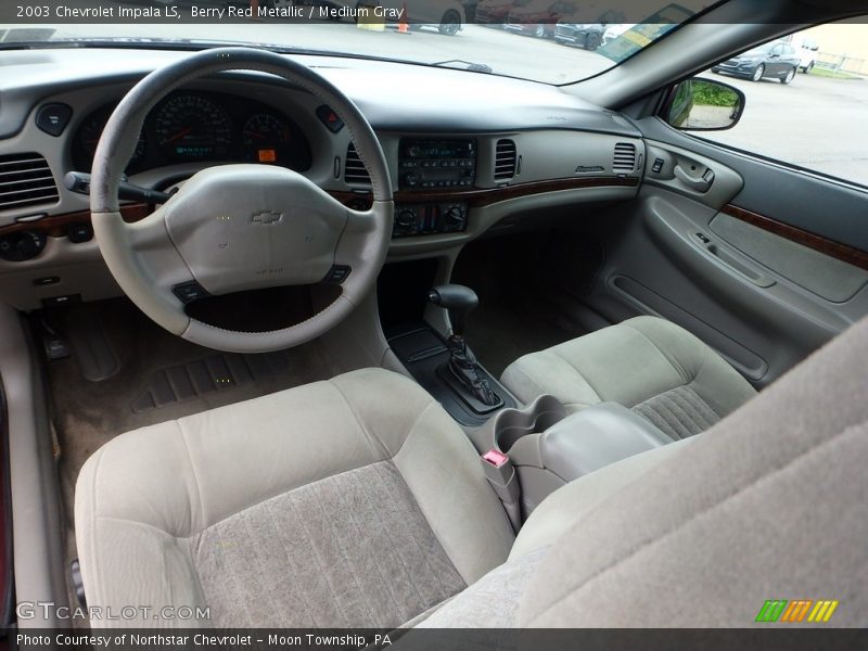 Berry Red Metallic / Medium Gray 2003 Chevrolet Impala LS