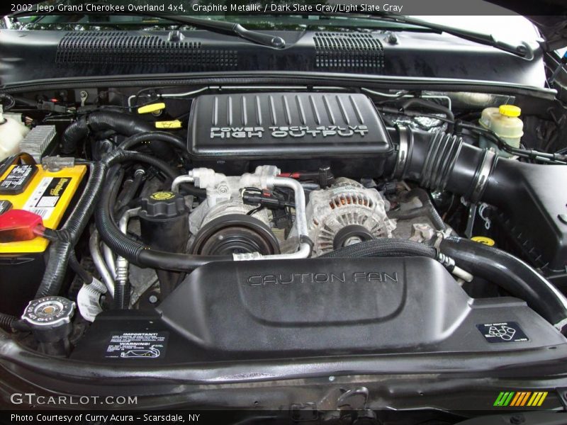 Graphite Metallic / Dark Slate Gray/Light Slate Gray 2002 Jeep Grand Cherokee Overland 4x4