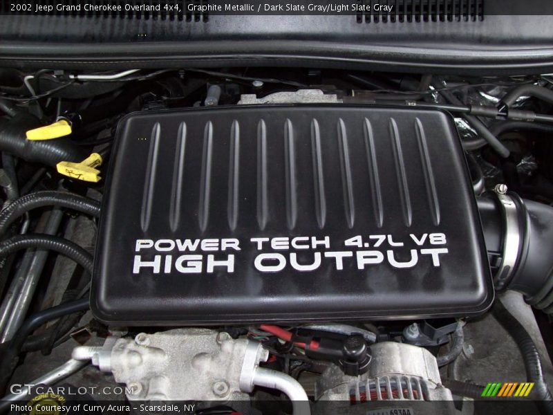 Graphite Metallic / Dark Slate Gray/Light Slate Gray 2002 Jeep Grand Cherokee Overland 4x4