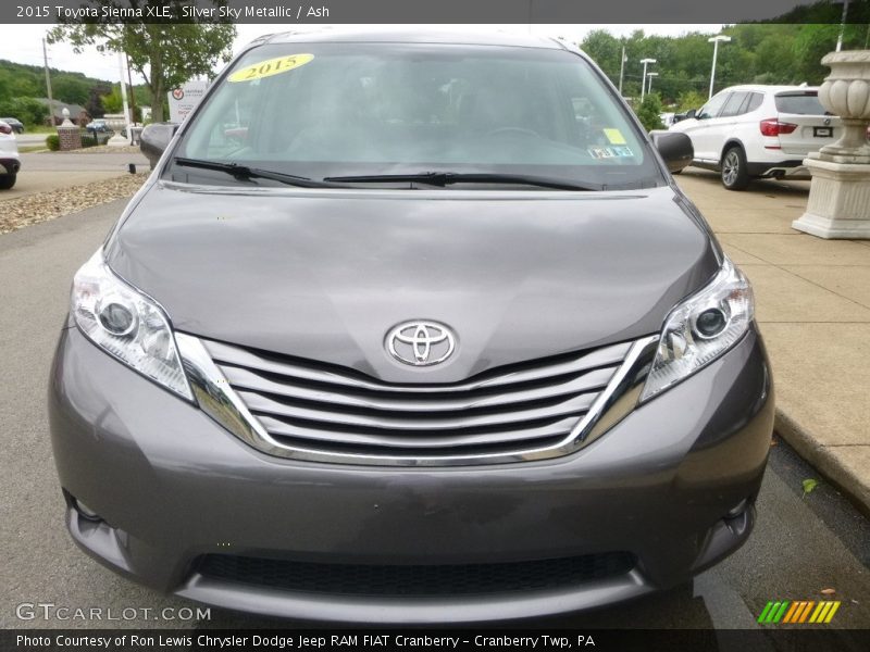 Silver Sky Metallic / Ash 2015 Toyota Sienna XLE