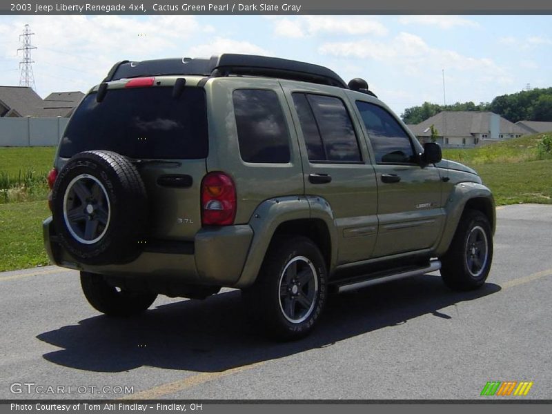 Cactus Green Pearl / Dark Slate Gray 2003 Jeep Liberty Renegade 4x4