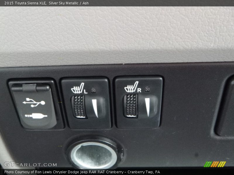Silver Sky Metallic / Ash 2015 Toyota Sienna XLE