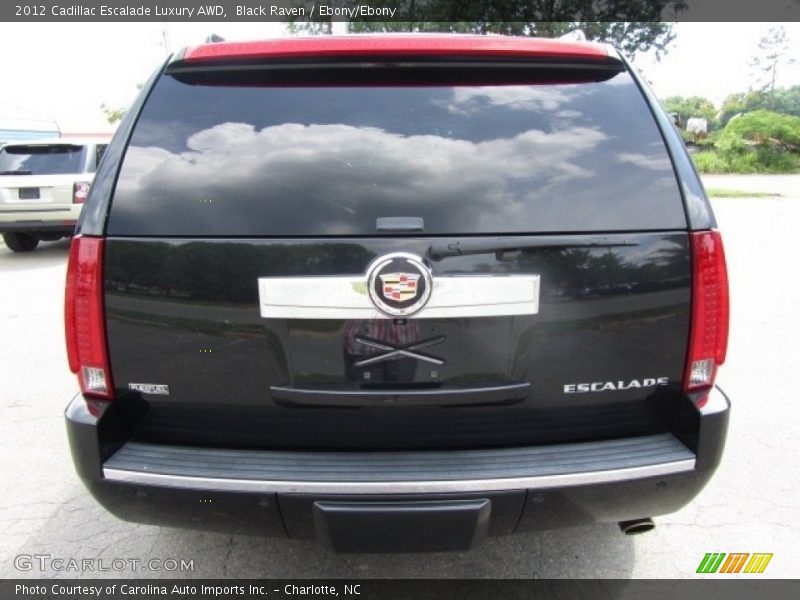 Black Raven / Ebony/Ebony 2012 Cadillac Escalade Luxury AWD