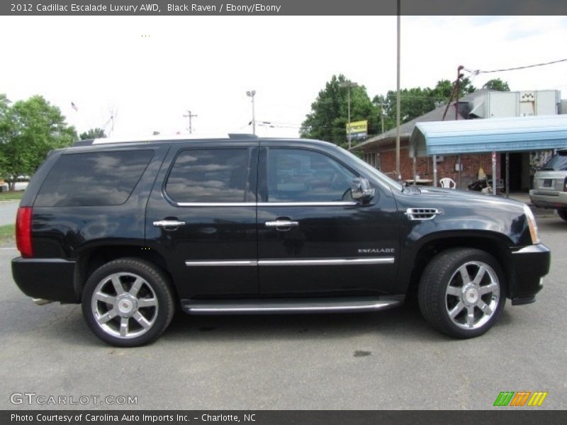 Black Raven / Ebony/Ebony 2012 Cadillac Escalade Luxury AWD