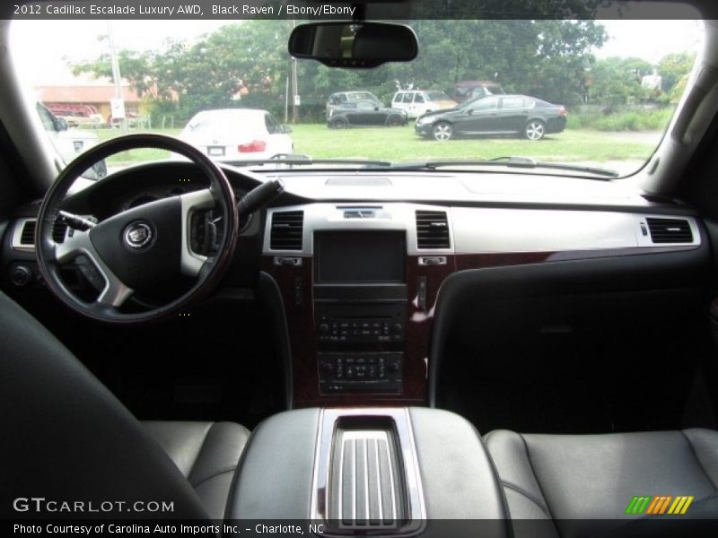 Black Raven / Ebony/Ebony 2012 Cadillac Escalade Luxury AWD