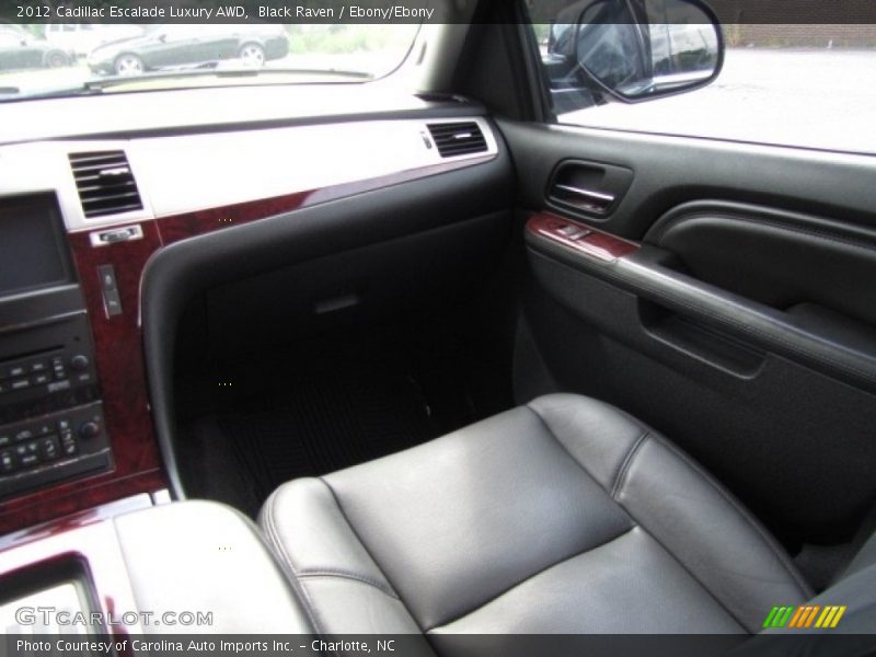 Black Raven / Ebony/Ebony 2012 Cadillac Escalade Luxury AWD