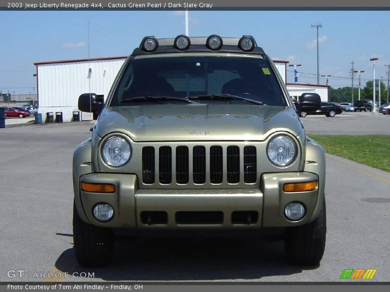 Cactus Green Pearl / Dark Slate Gray 2003 Jeep Liberty Renegade 4x4