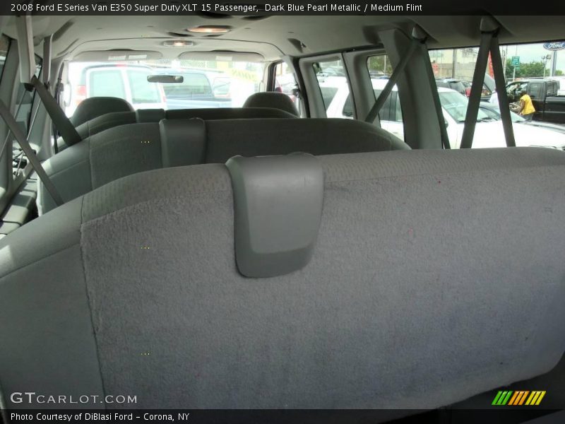 Dark Blue Pearl Metallic / Medium Flint 2008 Ford E Series Van E350 Super Duty XLT 15 Passenger