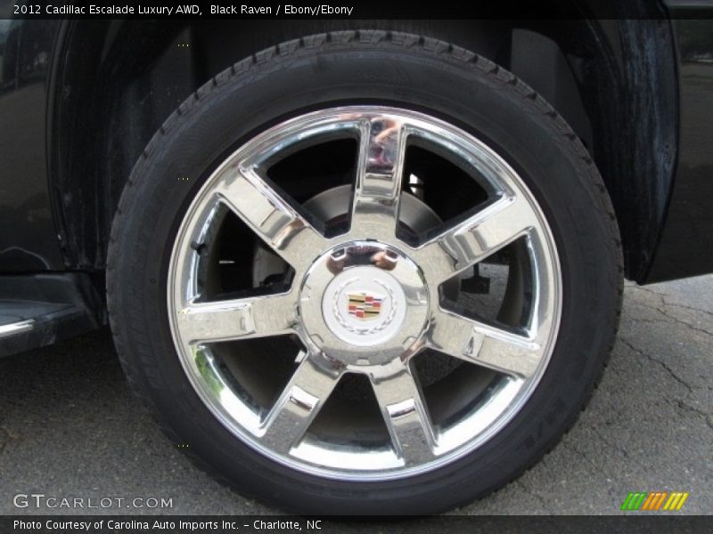 Black Raven / Ebony/Ebony 2012 Cadillac Escalade Luxury AWD