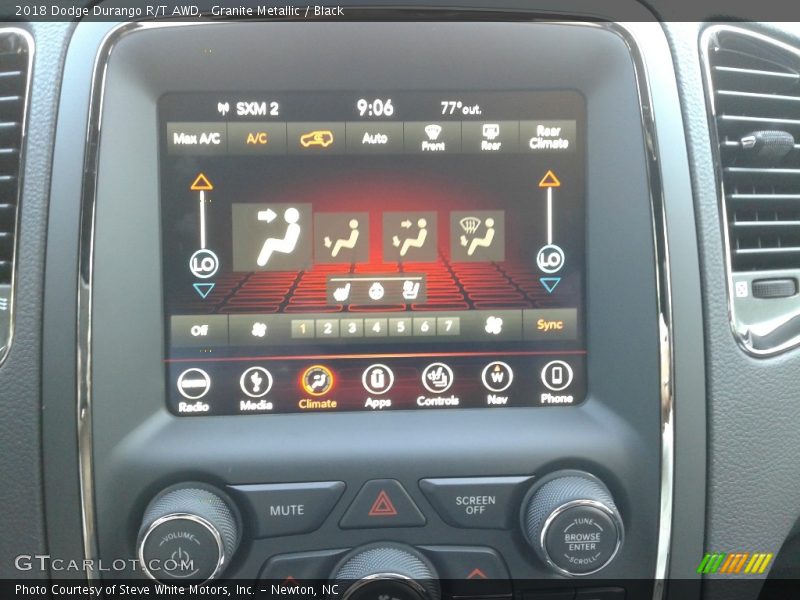 Granite Metallic / Black 2018 Dodge Durango R/T AWD