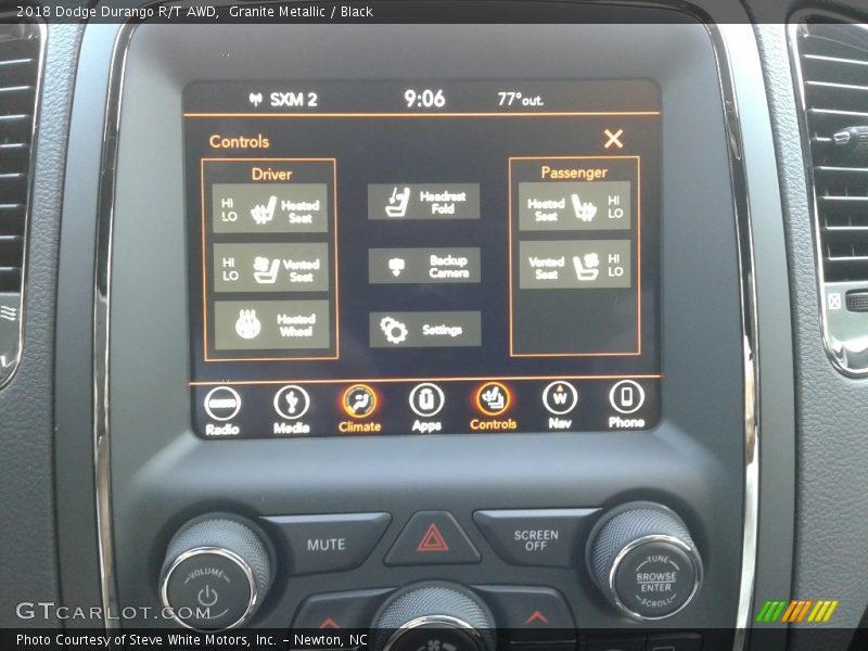 Granite Metallic / Black 2018 Dodge Durango R/T AWD