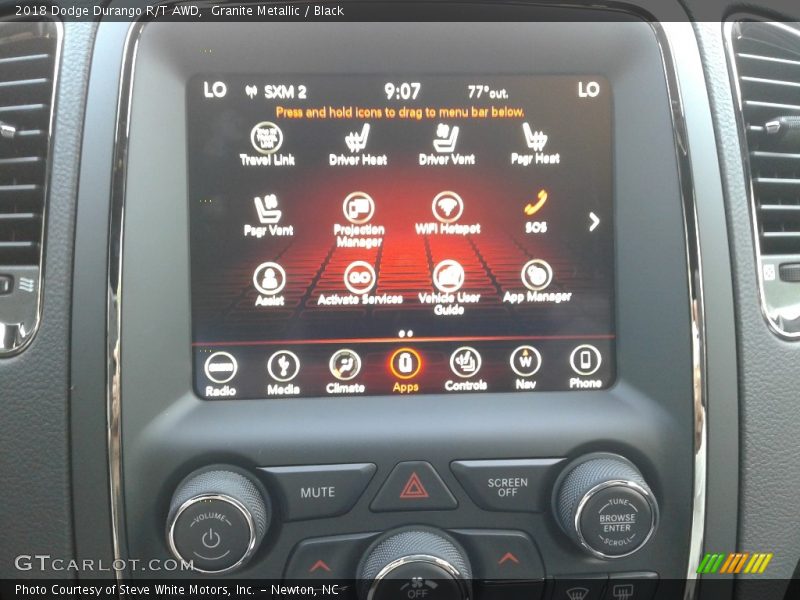 Granite Metallic / Black 2018 Dodge Durango R/T AWD