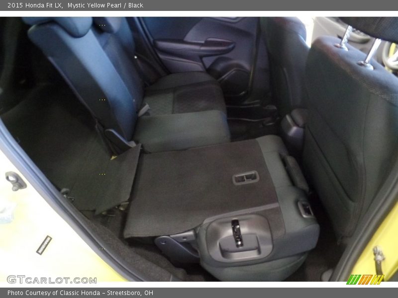 Mystic Yellow Pearl / Black 2015 Honda Fit LX