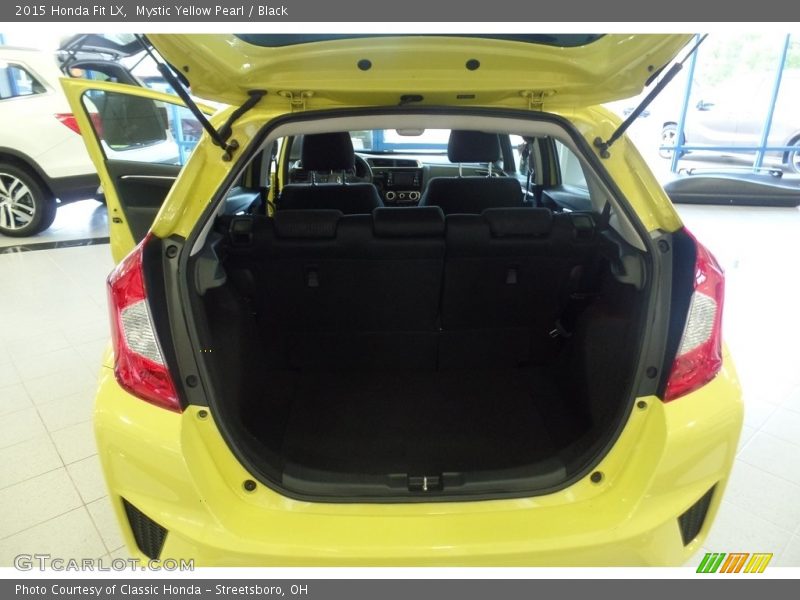 Mystic Yellow Pearl / Black 2015 Honda Fit LX