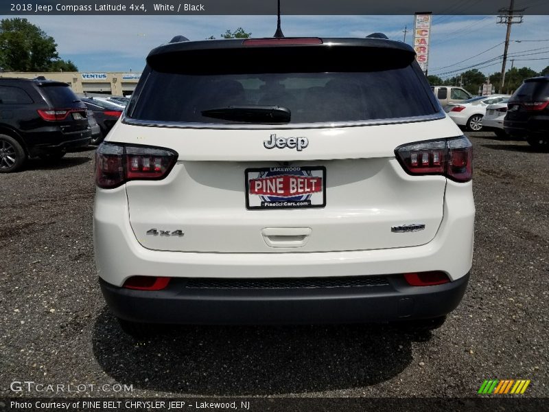 White / Black 2018 Jeep Compass Latitude 4x4