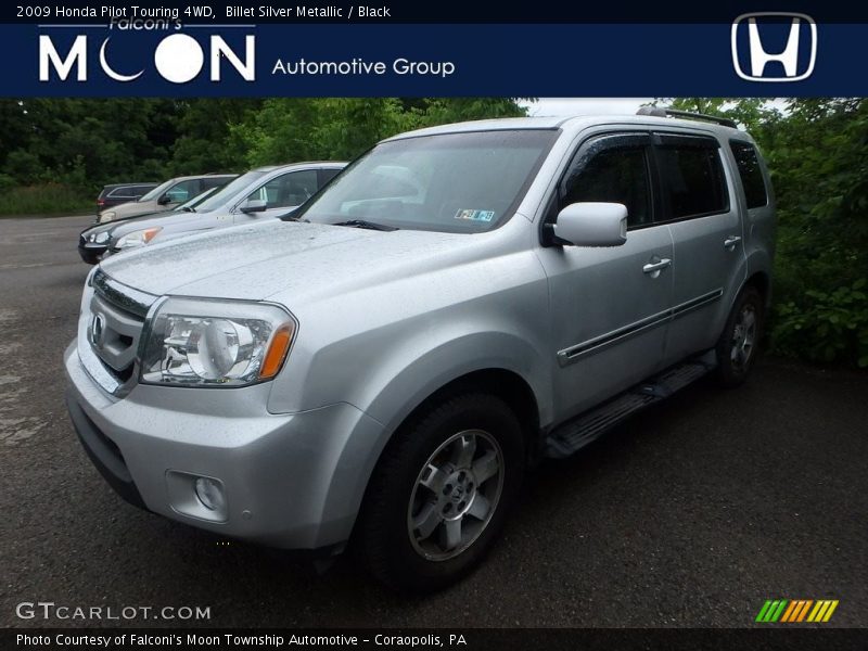 Billet Silver Metallic / Black 2009 Honda Pilot Touring 4WD