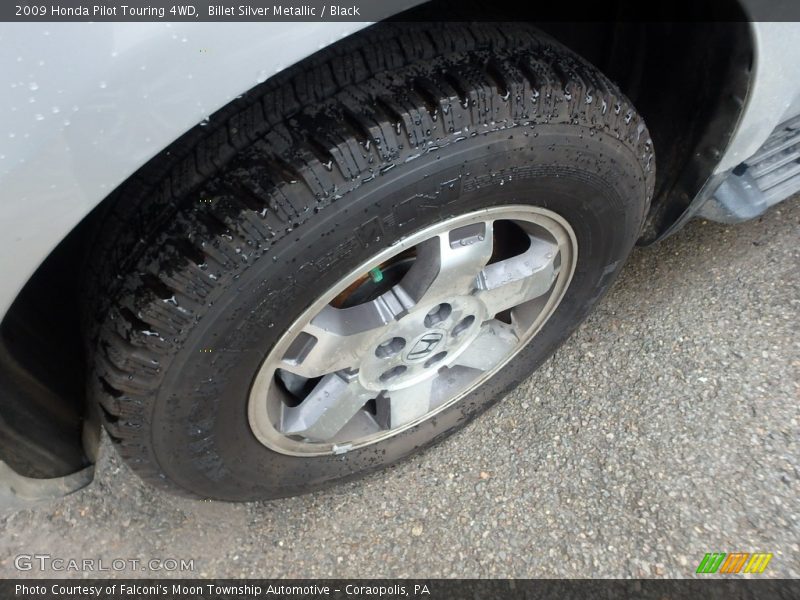 Billet Silver Metallic / Black 2009 Honda Pilot Touring 4WD