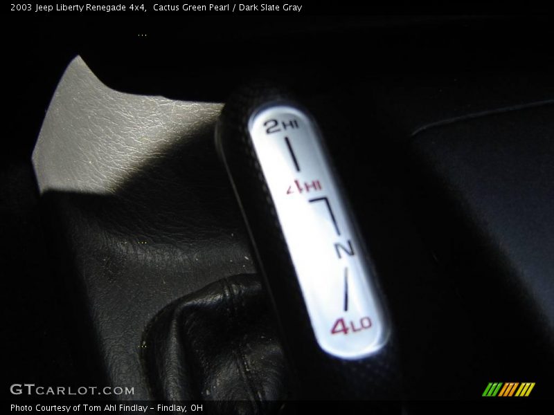 Cactus Green Pearl / Dark Slate Gray 2003 Jeep Liberty Renegade 4x4