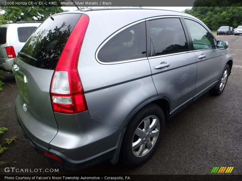 Whistler Silver Metallic / Black 2008 Honda CR-V EX-L 4WD