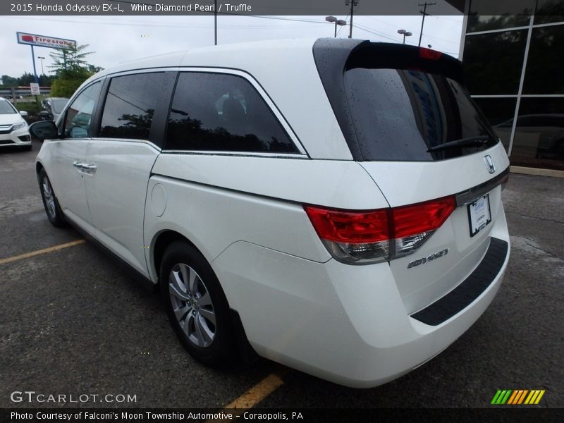 White Diamond Pearl / Truffle 2015 Honda Odyssey EX-L