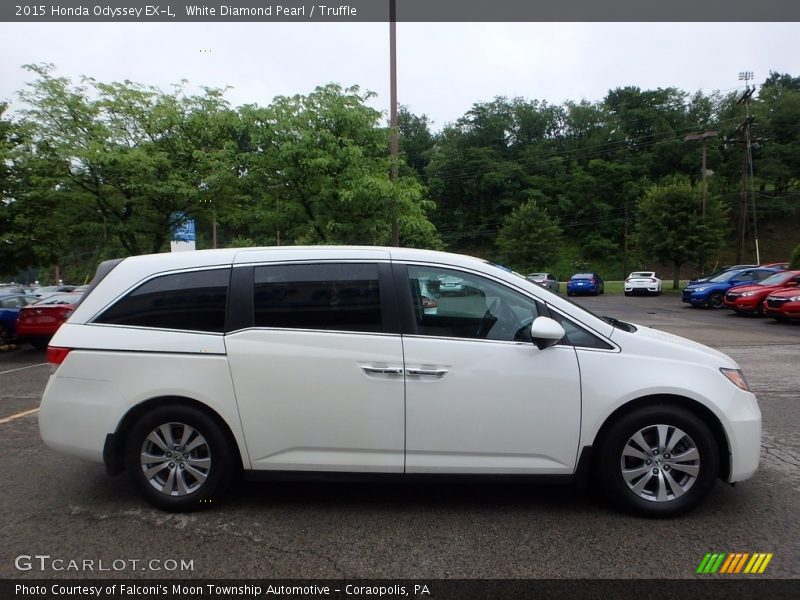 White Diamond Pearl / Truffle 2015 Honda Odyssey EX-L
