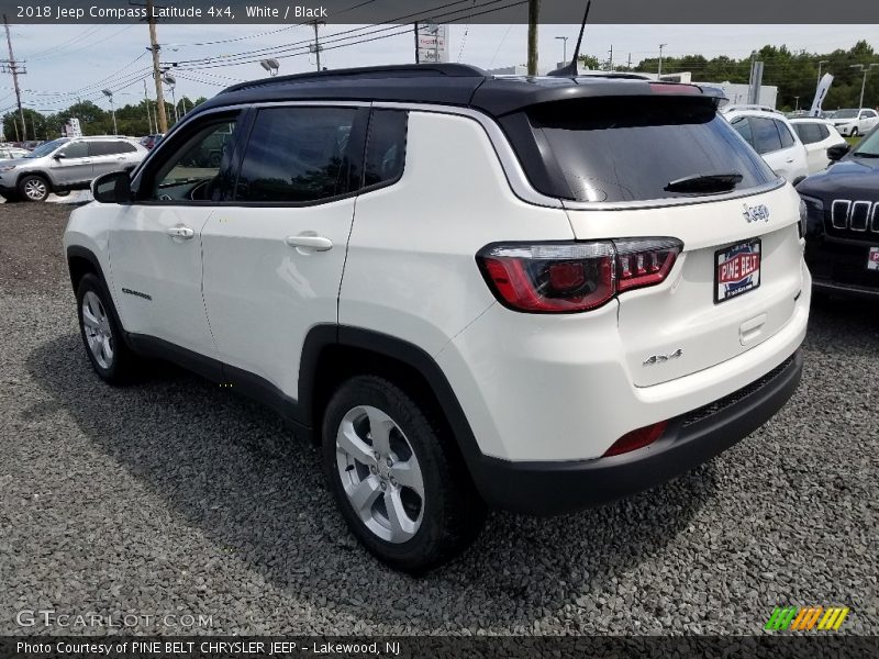 White / Black 2018 Jeep Compass Latitude 4x4