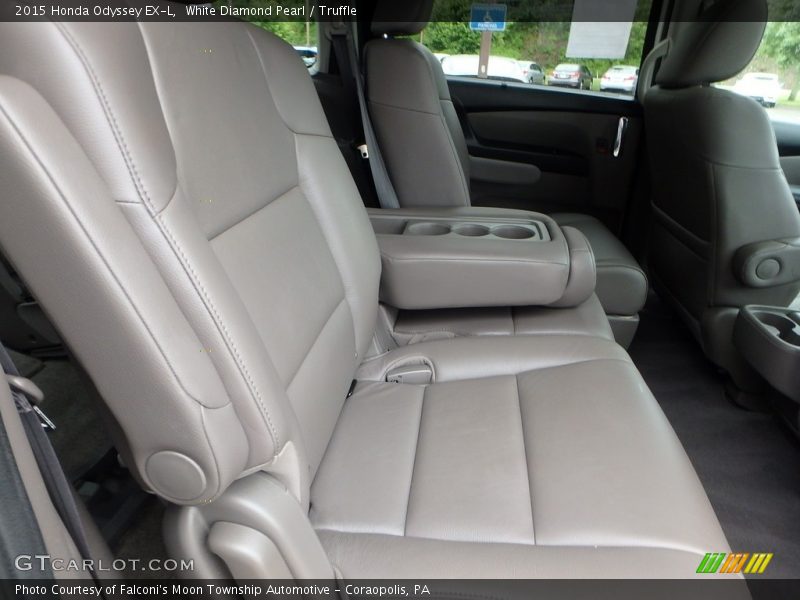 White Diamond Pearl / Truffle 2015 Honda Odyssey EX-L