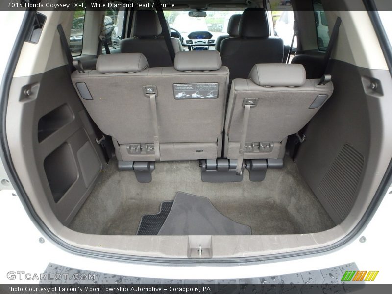 White Diamond Pearl / Truffle 2015 Honda Odyssey EX-L