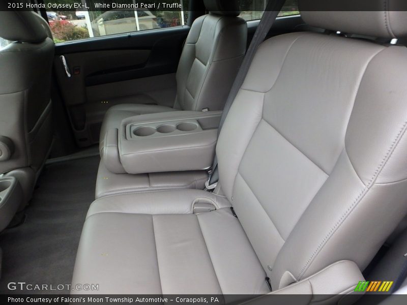 White Diamond Pearl / Truffle 2015 Honda Odyssey EX-L
