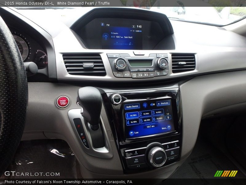 White Diamond Pearl / Truffle 2015 Honda Odyssey EX-L