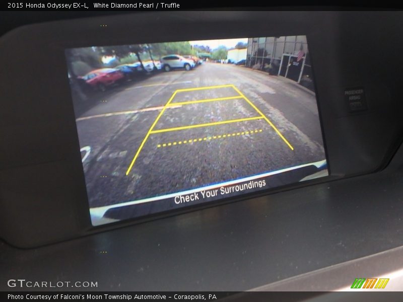 White Diamond Pearl / Truffle 2015 Honda Odyssey EX-L