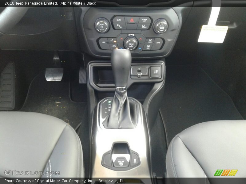 Alpine White / Black 2018 Jeep Renegade Limited