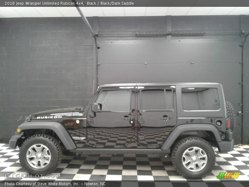 Black / Black/Dark Saddle 2018 Jeep Wrangler Unlimited Rubicon 4x4