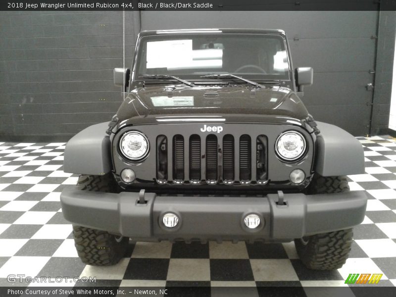 Black / Black/Dark Saddle 2018 Jeep Wrangler Unlimited Rubicon 4x4