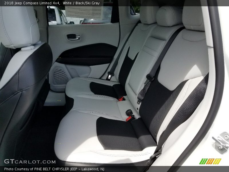 White / Black/Ski Gray 2018 Jeep Compass Limited 4x4