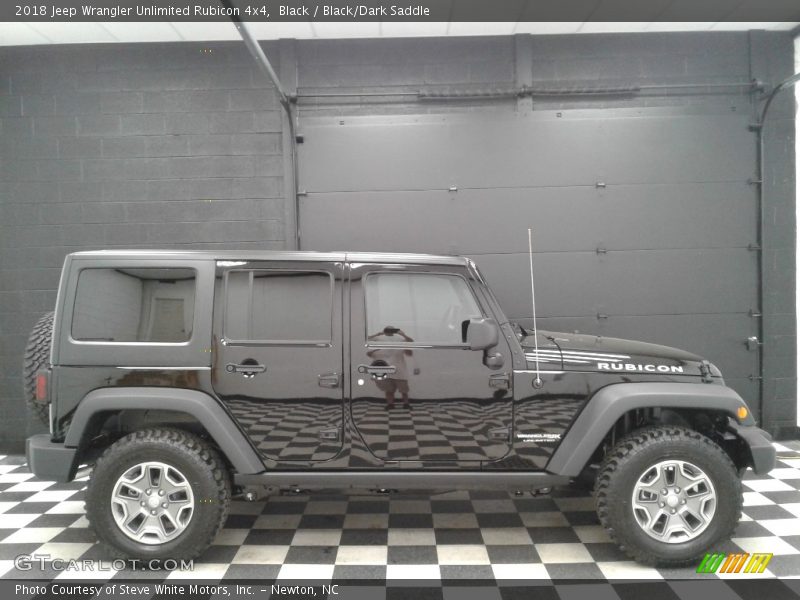 Black / Black/Dark Saddle 2018 Jeep Wrangler Unlimited Rubicon 4x4