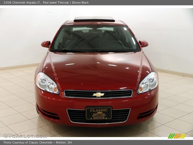 Red Jewel Tintcoat / Ebony Black 2008 Chevrolet Impala LT