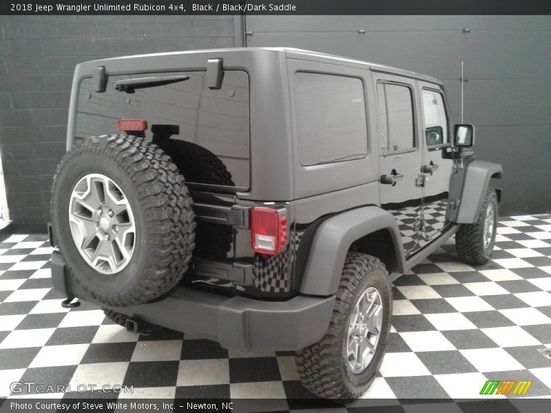 Black / Black/Dark Saddle 2018 Jeep Wrangler Unlimited Rubicon 4x4