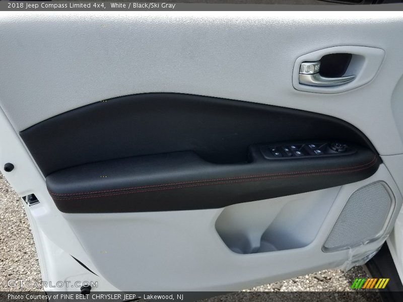 White / Black/Ski Gray 2018 Jeep Compass Limited 4x4