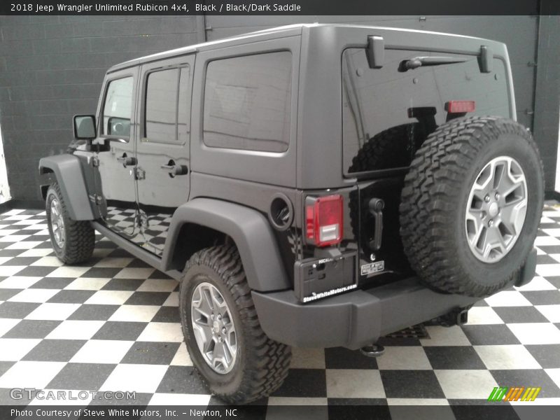 Black / Black/Dark Saddle 2018 Jeep Wrangler Unlimited Rubicon 4x4