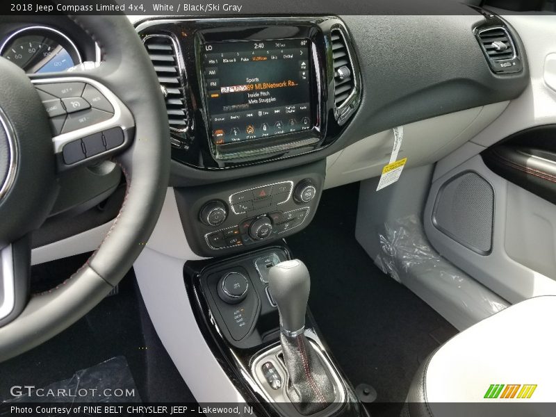 White / Black/Ski Gray 2018 Jeep Compass Limited 4x4