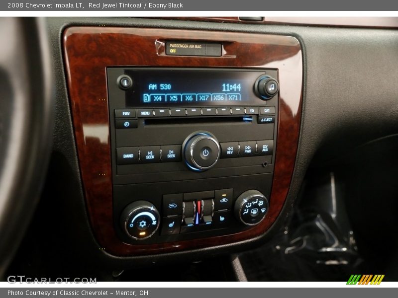 Red Jewel Tintcoat / Ebony Black 2008 Chevrolet Impala LT