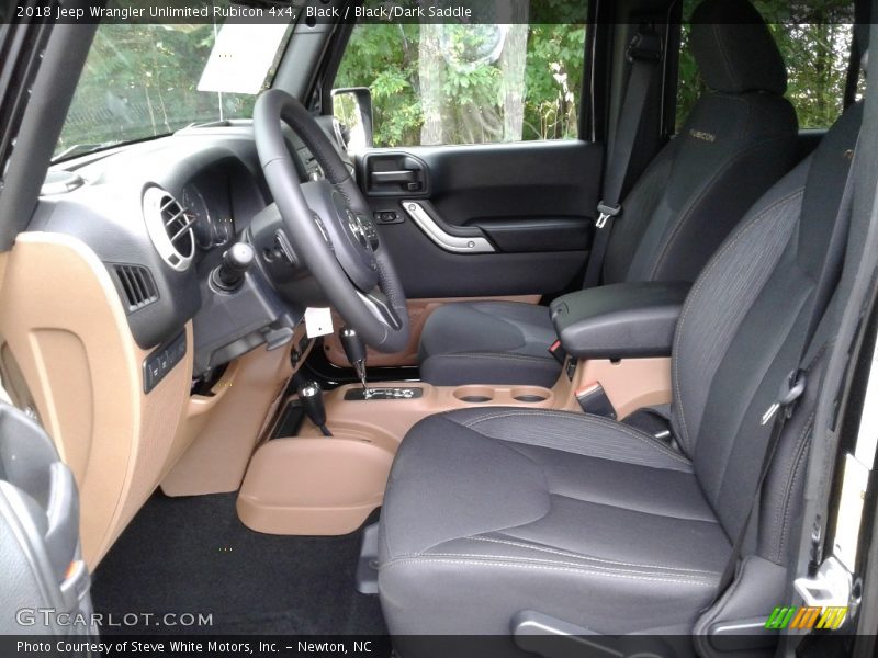 Black / Black/Dark Saddle 2018 Jeep Wrangler Unlimited Rubicon 4x4