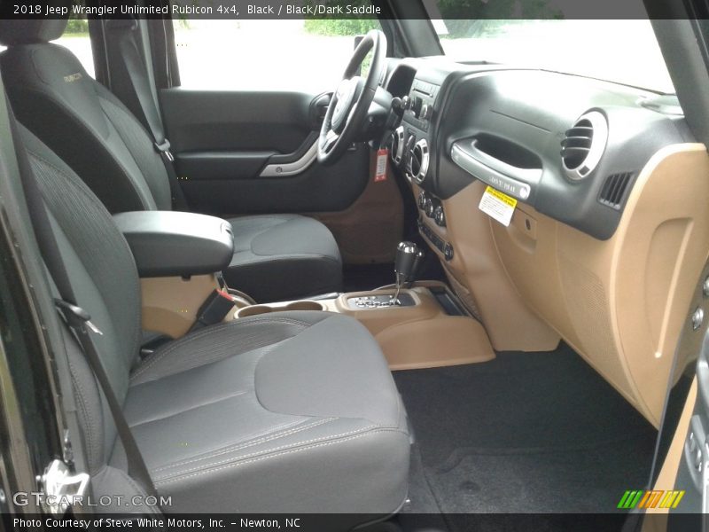 Black / Black/Dark Saddle 2018 Jeep Wrangler Unlimited Rubicon 4x4