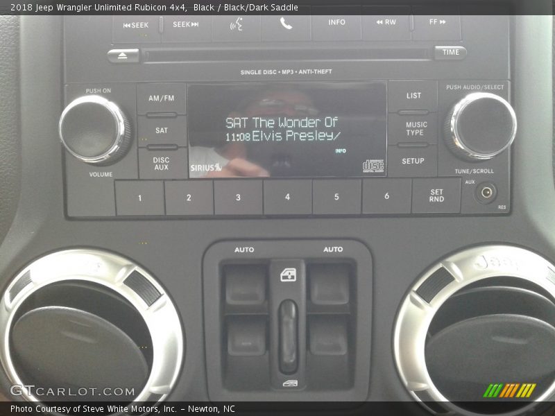 Black / Black/Dark Saddle 2018 Jeep Wrangler Unlimited Rubicon 4x4