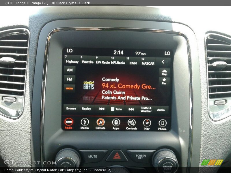 DB Black Crystal / Black 2018 Dodge Durango GT