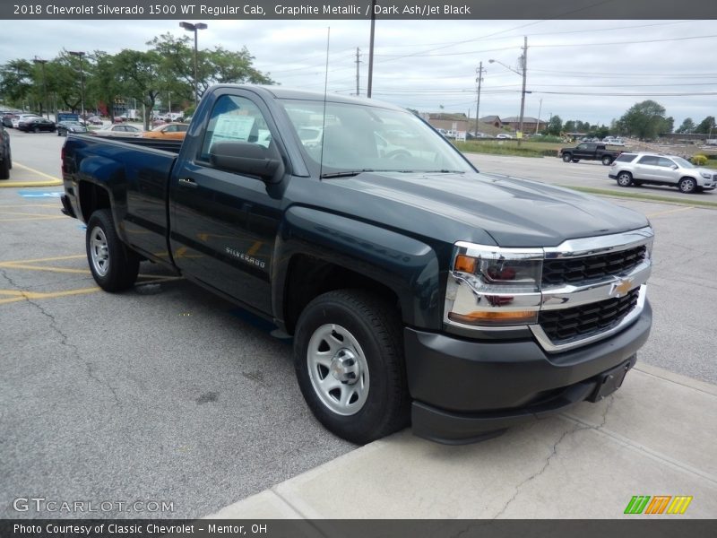 Graphite Metallic / Dark Ash/Jet Black 2018 Chevrolet Silverado 1500 WT Regular Cab