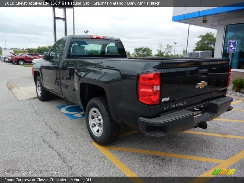 Graphite Metallic / Dark Ash/Jet Black 2018 Chevrolet Silverado 1500 WT Regular Cab